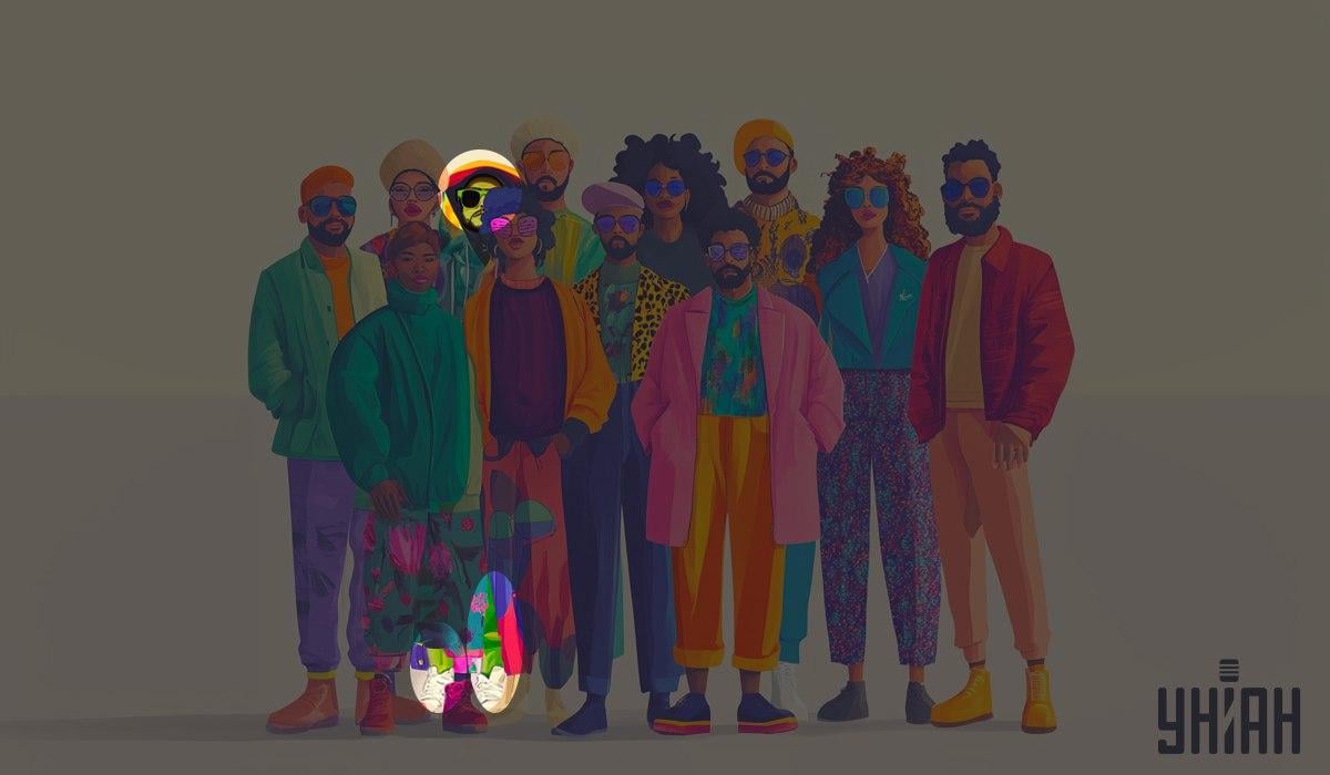 Alien adalah lelaki hijau / kolaj unian