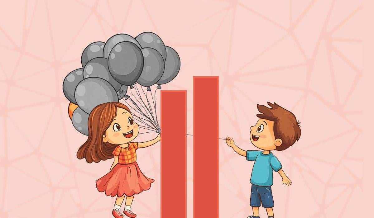 Budak memegang bola oren / kolaj dengan foto unian