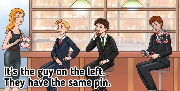 Teka -teki gila untuk orang yang bijak: anda perlu membantu wanita yang sudah berkahwin mencari sinya