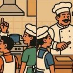 Ujian IQ: Cari 3 perbezaan gambar koki di dapur dalam
